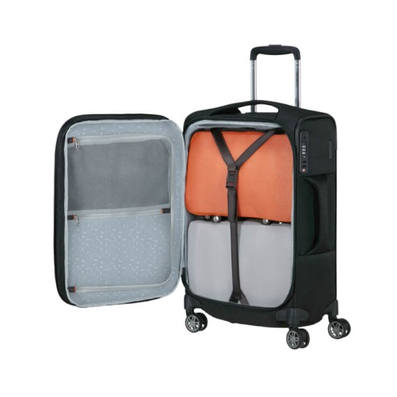 SAMSONITE Mala de Cabine 55x35cm 4R Exp Re-Lite Preta | Ref. 92.156269-1041