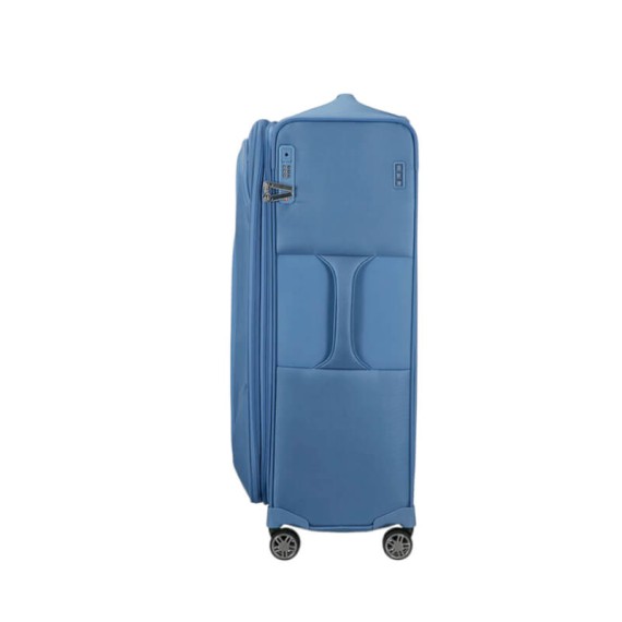 SAMSONITE Mala Viagem Grande 78cm 4R Exp Re-Lite Azul Carpi | Ref. 92.154968-6187