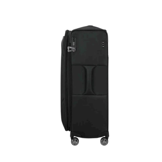 SAMSONITE Mala Viagem Grande 78cm 4R Exp Re-Lite Preta | Ref. 92.154968-1041