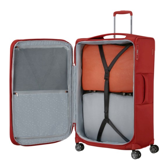 SAMSONITE Mala Viagem Grande 78cm 4R Exp Re-Lite Vermelho Poppy | Ref. 92.154968-1710