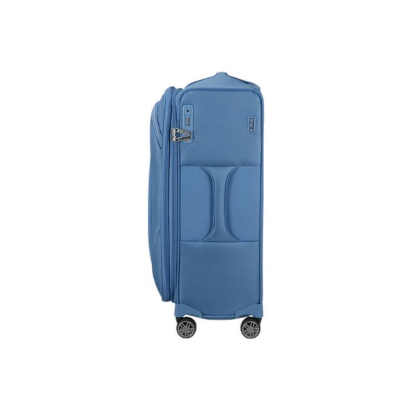 SAMSONITE Mala Viagem Média 67cm 4R Exp Re-Lite Azul Carpi | Ref. 92.154967-6187