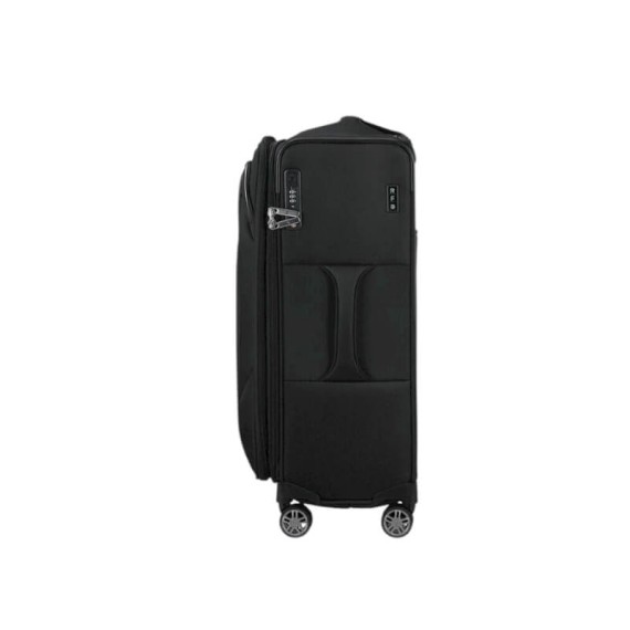 SAMSONITE Mala Viagem Média 67cm 4R Exp Re-Lite Preta | Ref. 92.154967-1041