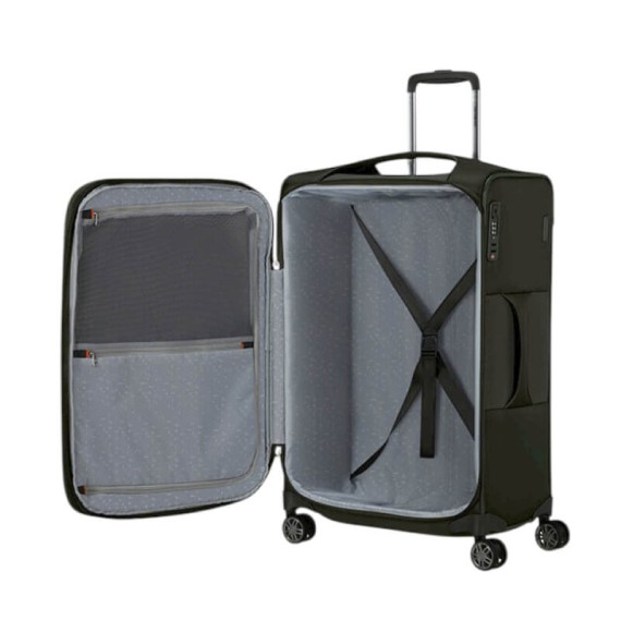 SAMSONITE Mala Viagem Média 67cm 4R Exp Re-Lite Verde Trepadeira | Ref. 92.154967-9199