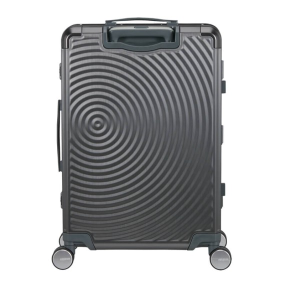 AMERICAN TOURISTER Mala Média 68cm 4R SoundBox Alu Antracite | Ref. 92.155710-2849