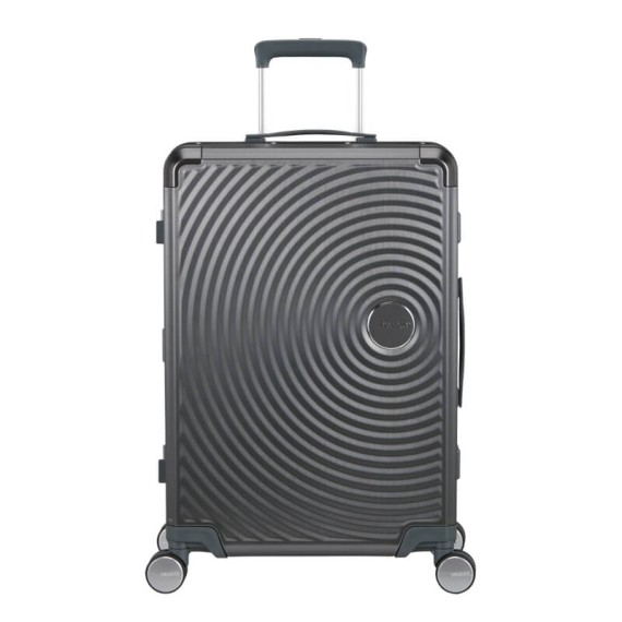 AMERICAN TOURISTER Mala Média 68cm 4R SoundBox Alu Antracite | Ref. 92.155710-2849