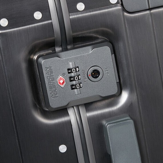 AMERICAN TOURISTER Mala Média 68cm 4R SoundBox Alu Antracite | Ref. 92.155710-2849