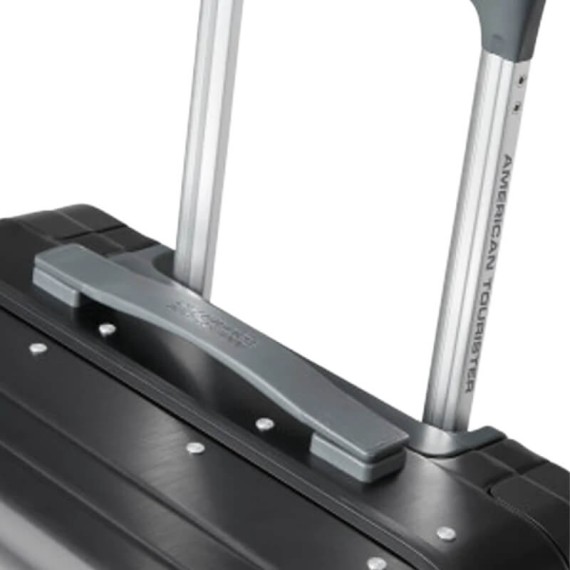 AMERICAN TOURISTER Mala Média 68cm 4R SoundBox Alu Antracite | Ref. 92.155710-2849