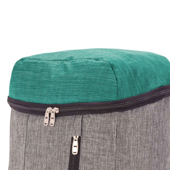 Benzi Mochila Térmica 38cm BZ5618 Cinza/Azul | Ref. 288.BZ5618CA