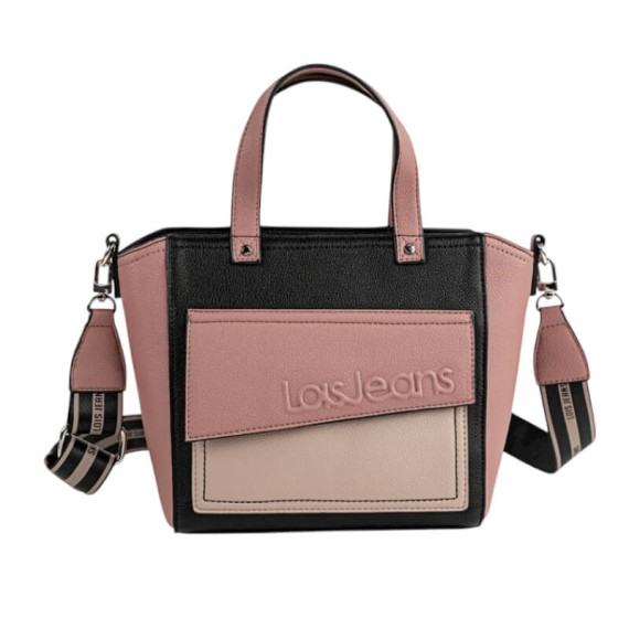 Mala de Mão c/ Tiracolo LOIS Rochester Preta | Ref. 237.32794101