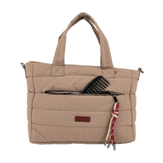 Mala de Mão c/ Tiracolo SKPAT Brescia Taupe | Ref. 237.32774102