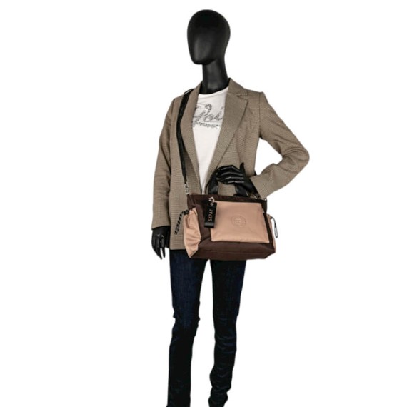 Mala de Mão c/ Tiracolo SKPAT Mersey Castanha | Ref. 237.32814102