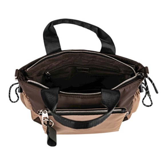 Mala de Mão c/ Tiracolo SKPAT Mersey Castanha | Ref. 237.32814102