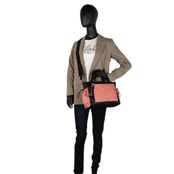 Mala de Mão c/ Tiracolo SKPAT Mersey Preta | Ref. 237.32814101