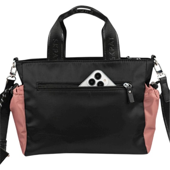 Mala de Mão c/ Tiracolo SKPAT Mersey Preta | Ref. 237.32814101