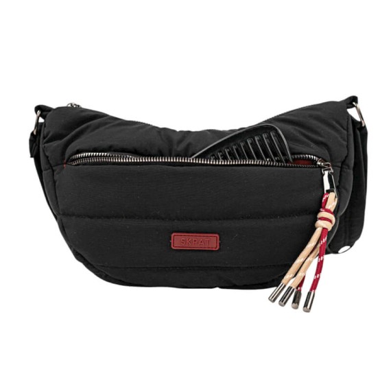 Mala de Tiracolo Oval SKPAT Brescia Preta | Ref. 237.32778001