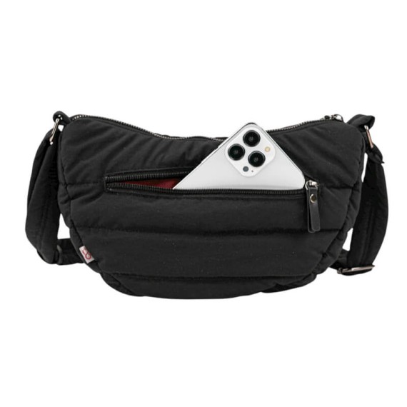 Mala de Tiracolo Oval SKPAT Brescia Preta | Ref. 237.32778001