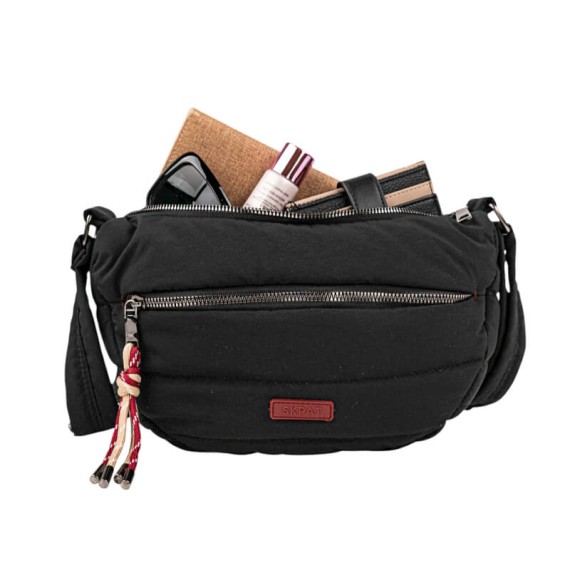 Mala de Tiracolo Oval SKPAT Brescia Preta | Ref. 237.32778001