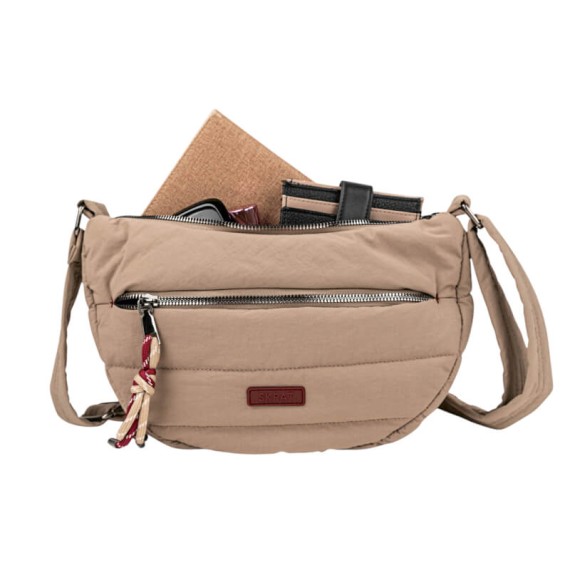 Mala de Tiracolo Oval SKPAT Brescia Taupe | Ref. 237.32778002