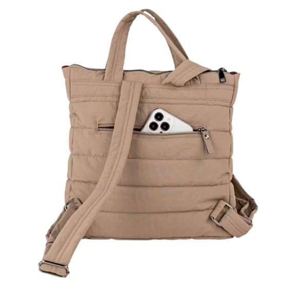 Mochila de Senhora Casual SKPAT Brescia Taupe | Ref. 237.32779902