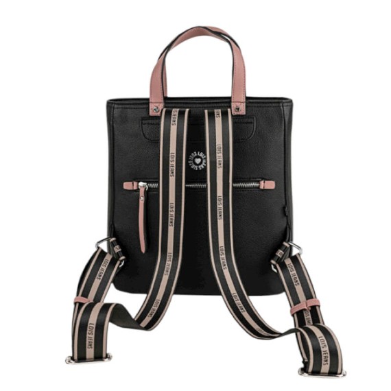 Mochila de Senhora Casual LOIS Rochester Preta | Ref. 237.32799901