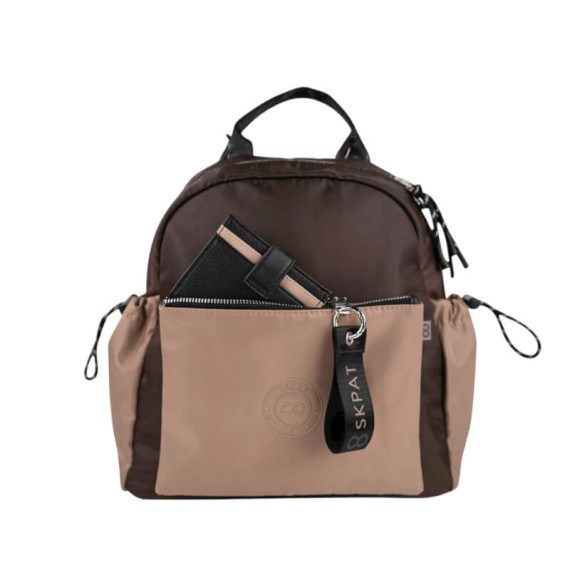 Mochila de Senhora Casual SKPAT Mersey Castanha | Ref. 237.32819902