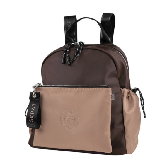 Mochila de Senhora Casual SKPAT Mersey Castanha | Ref. 237.32819902