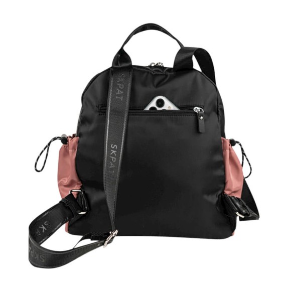 Mochila de Senhora Casual SKPAT Mersey Preta | Ref. 237.32819901