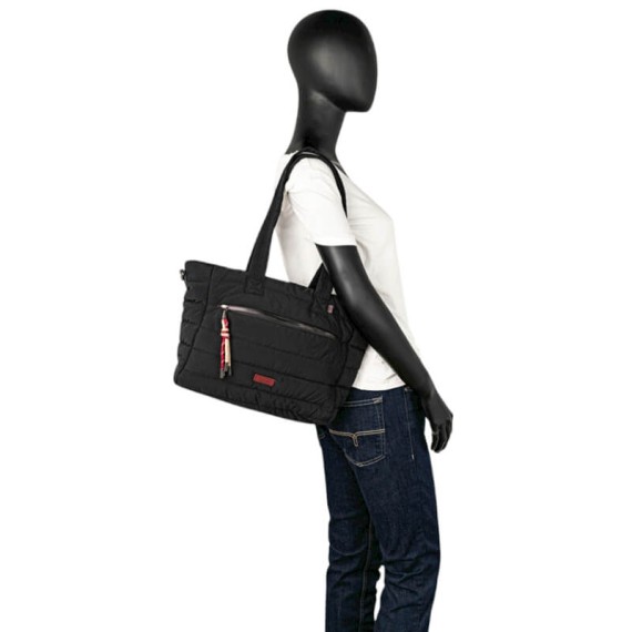 Saco de Ombro Shopper SKPAT Brescia Preto | Ref. 237.32778101