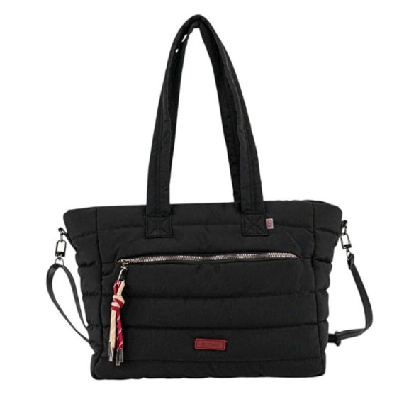 Saco de Ombro Shopper SKPAT Brescia Preto | Ref. 237.32778101