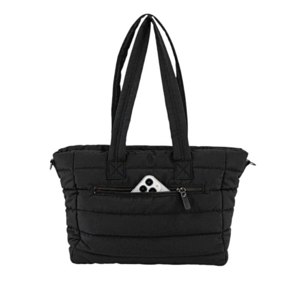 Saco de Ombro Shopper SKPAT Brescia Preto | Ref. 237.32778101