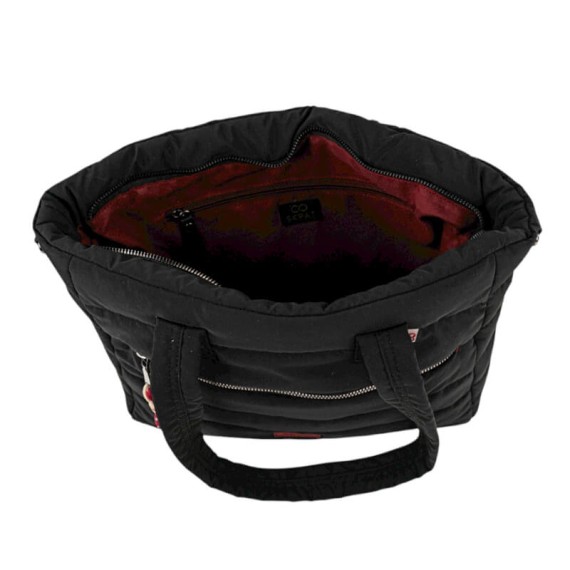 Saco de Ombro Shopper SKPAT Brescia Preto | Ref. 237.32778101