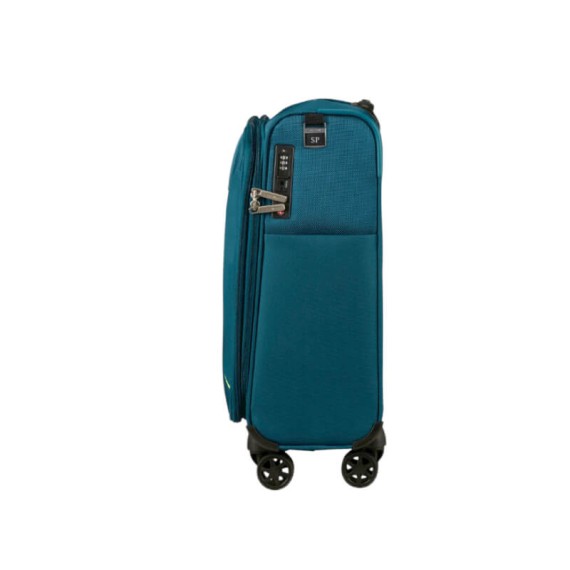 SAMSONITE Mala de Cabine 55cm 4R Exp Base Breeze Petróleo | Ref. 92.154779-1686