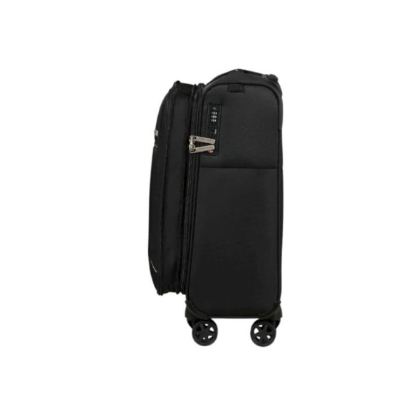 SAMSONITE Mala de Cabine 55cm 4R Exp Base Breeze Preta | Ref. 92.154779-1041
