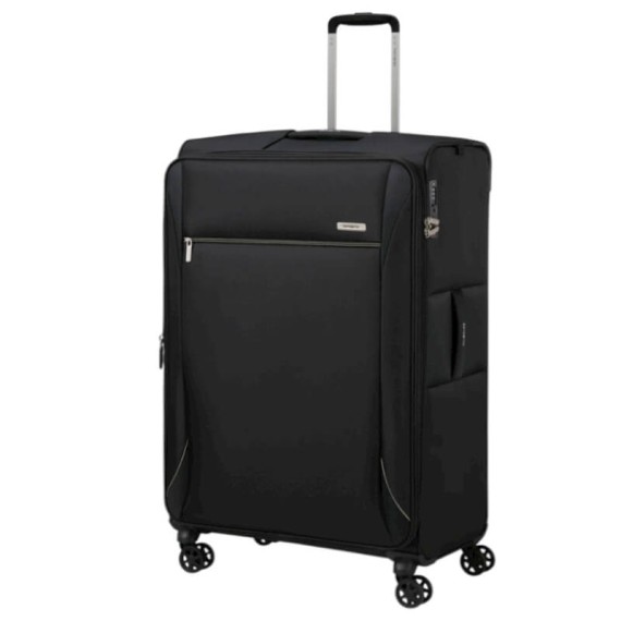 SAMSONITE Mala de Viagem Gigante 81cm 4R Exp Base Breeze Preta | Ref. 92.154782-1041