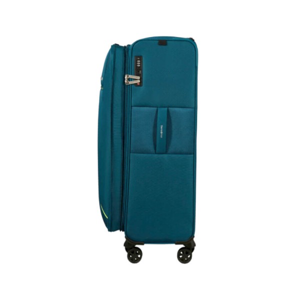 SAMSONITE Mala de Viagem Grande 78cm 4R Exp Base Breeze Petróleo | Ref. 92.154781-1686