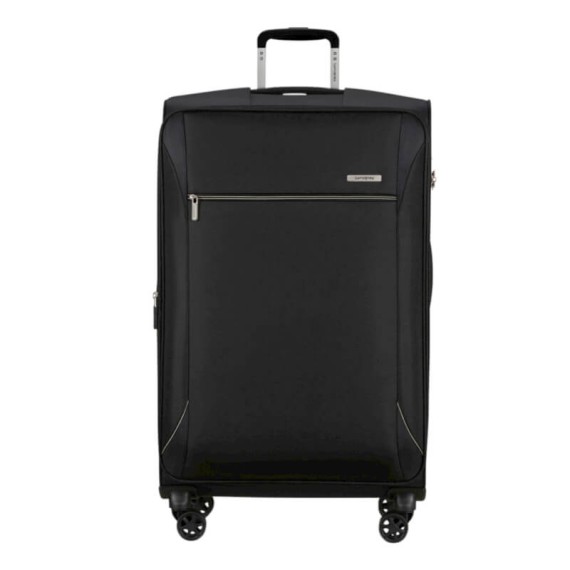 SAMSONITE Mala de Viagem Grande 78cm 4R Exp Base Breeze Preta | Ref. 92.154781-1041 SAMSONITE Mala de Viagem Grande 78cm 4R Exp Base Breeze Preta | Ref. 92.154781-1041