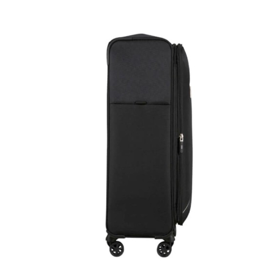 SAMSONITE Mala de Viagem Grande 78cm 4R Exp Base Breeze Preta | Ref. 92.154781-1041 SAMSONITE Mala de Viagem Grande 78cm 4R Exp Base Breeze Preta | Ref. 92.154781-1041