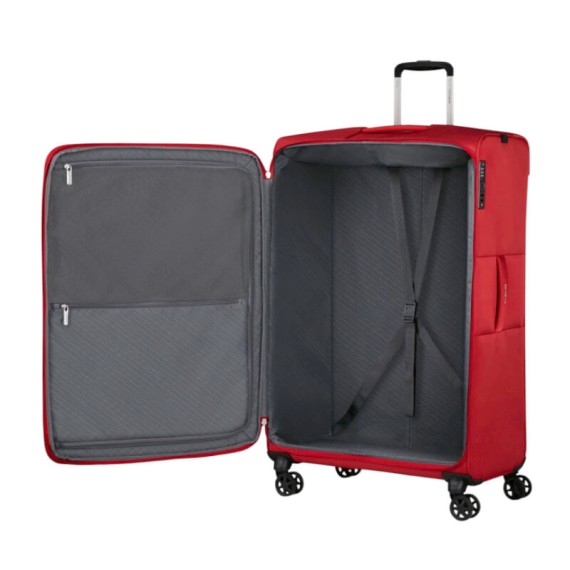 SAMSONITE Mala de Viagem Grande 78cm 4R Exp Base Breeze Vermelha | Ref. 92.154781-1726