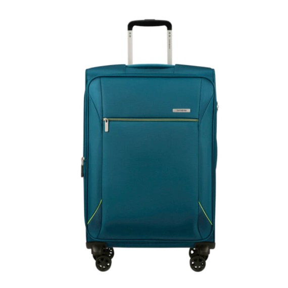 SAMSONITE Mala de Viagem Média 67cm 4R Exp Base Breeze Petróleo | Ref. 92.154780-1686