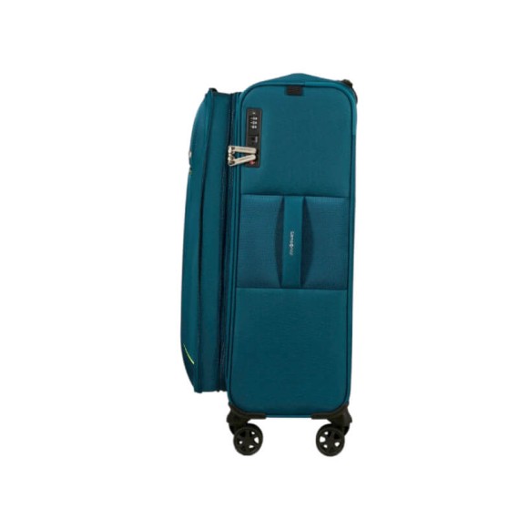SAMSONITE Mala de Viagem Média 67cm 4R Exp Base Breeze Petróleo | Ref. 92.154780-1686