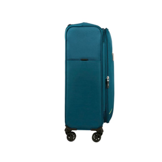 SAMSONITE Mala de Viagem Média 67cm 4R Exp Base Breeze Petróleo | Ref. 92.154780-1686