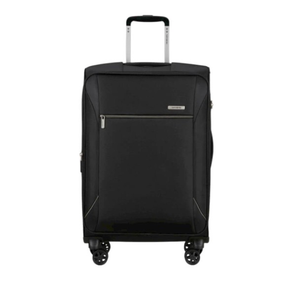 SAMSONITE Mala de Viagem Média 67cm 4R Exp Base Breeze Preta | Ref. 92.154780-1041 SAMSONITE Mala de Viagem Média 67cm 4R Exp Base Breeze Preta | Ref. 92.154780-1041