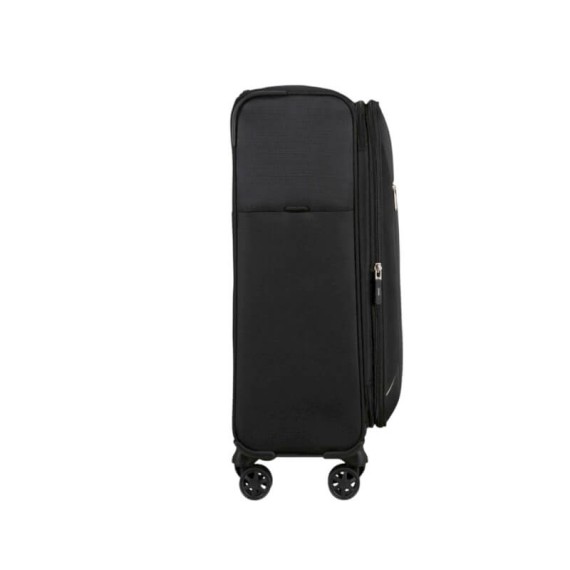 SAMSONITE Mala de Viagem Média 67cm 4R Exp Base Breeze Preta | Ref. 92.154780-1041 SAMSONITE Mala de Viagem Média 67cm 4R Exp Base Breeze Preta | Ref. 92.154780-1041