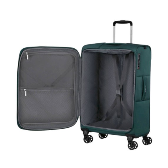 SAMSONITE Mala de Viagem Média 67cm 4R Exp Base Breeze Verde | Ref. 92.154780-1259