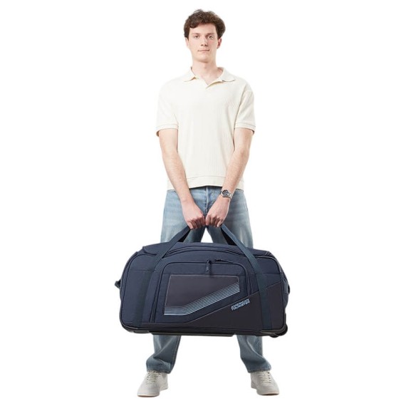 AMERICAN TOURISTER Saco de Viagem c/ Rodas L City Racer Azul | Ref. 92.156134-1596