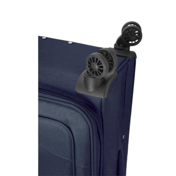 BENZI Mala de Viagem / Trolley Médio 66cm 4R Exp BZ5757 Azul | Ref. 288.BZ5757A-B