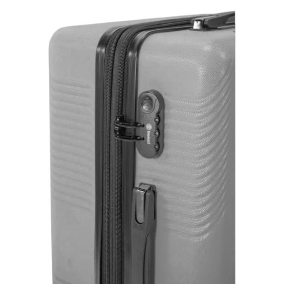 BENZI Mala de Cabine / Trolley 55cm 4R Exp BZ5788 Cinza | Ref. 288.BZ5788C-A