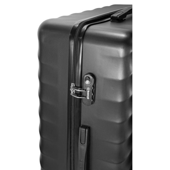 BENZI Mala de Viagem / Trolley Gigante 87cm 4R BZ5812 Preto | Ref. 288.BZ5812P-D