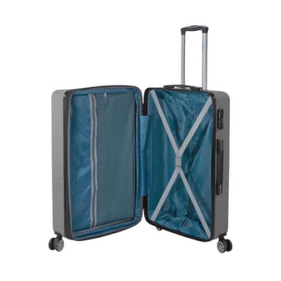 BENZI Mala de Viagem / Trolley Grande 77cm 4R Exp BZ5788 Cinza | Ref. 288.BZ5788C-C
