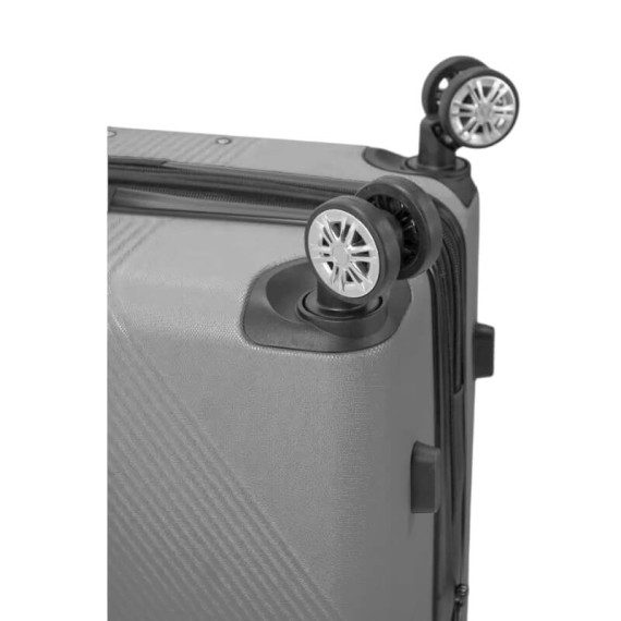 BENZI Mala de Viagem / Trolley Grande 77cm 4R Exp BZ5788 Cinza | Ref. 288.BZ5788C-C